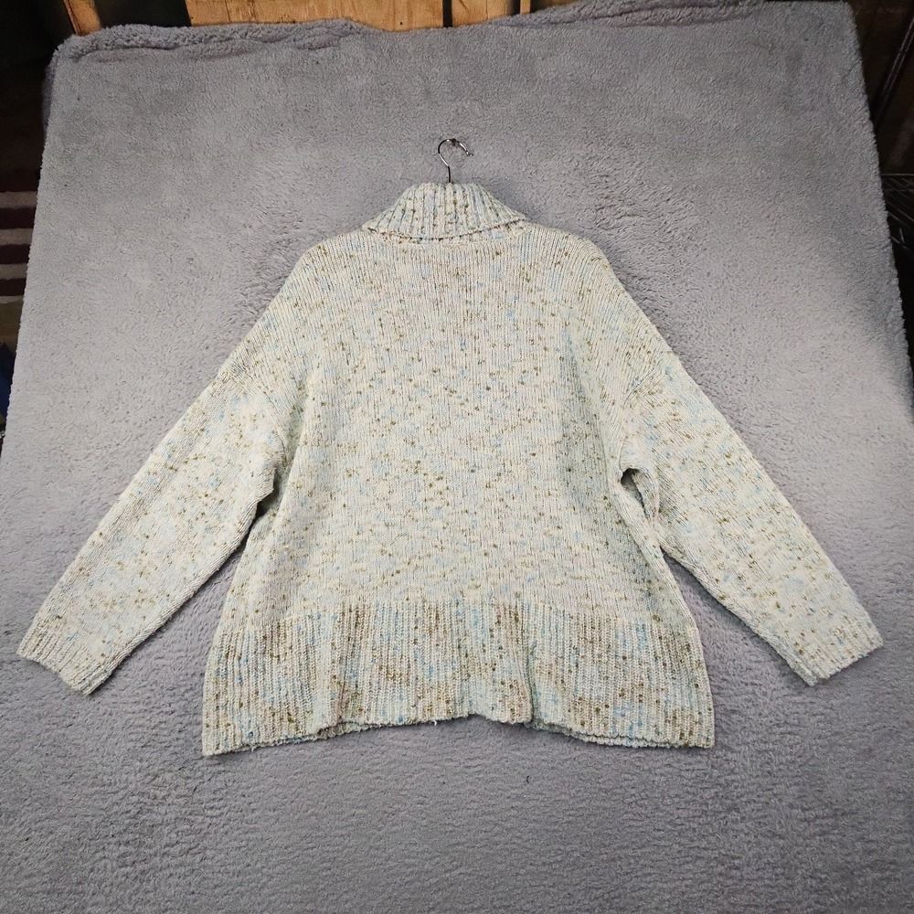 J Jill Sweater Womens XL Coastal Grandma Quiet Luxury Minimalist Tutleneck Boxy - Picture 10 of 15